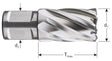 Rotec kernboor hss silver-line 26.0mm sl30 weldon