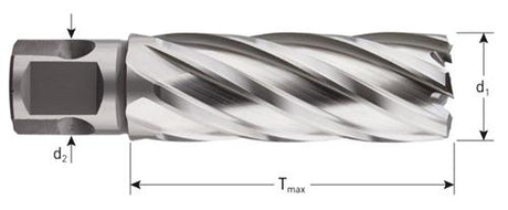 Rotec kernboor hss-xe silver-line 16.0mm sl55