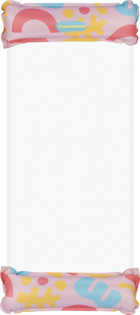 Waimea opblaasbare waterhangmat - roze - pvc - ca. 137 x 70 cm