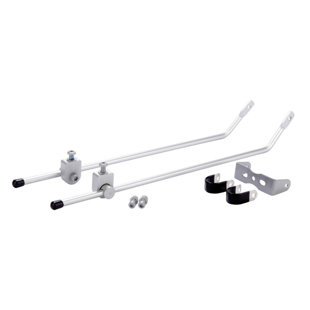 Mirage achterdrager bevestigingmateriaal zilver 2555510