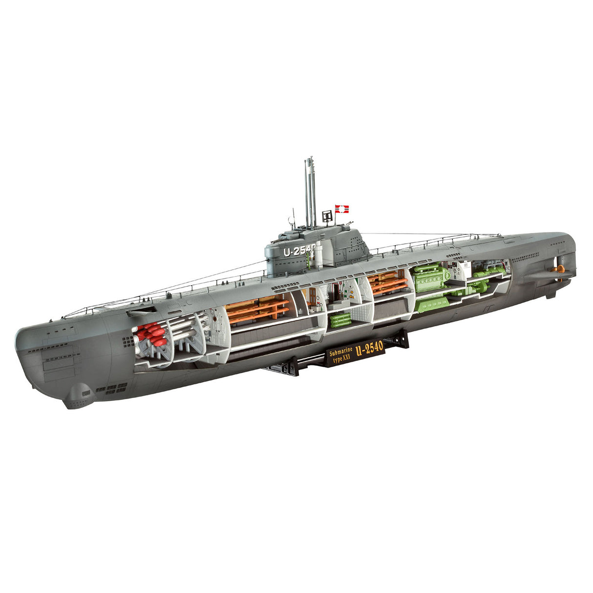 Revell submarino tipo xxi u 2540