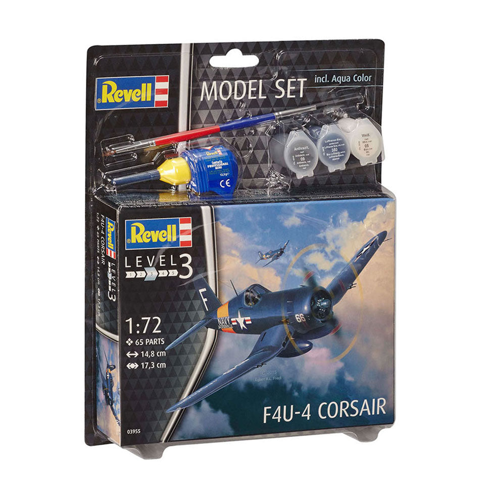 Recell Model Set F4u-4 Corsair Fighter Fliger