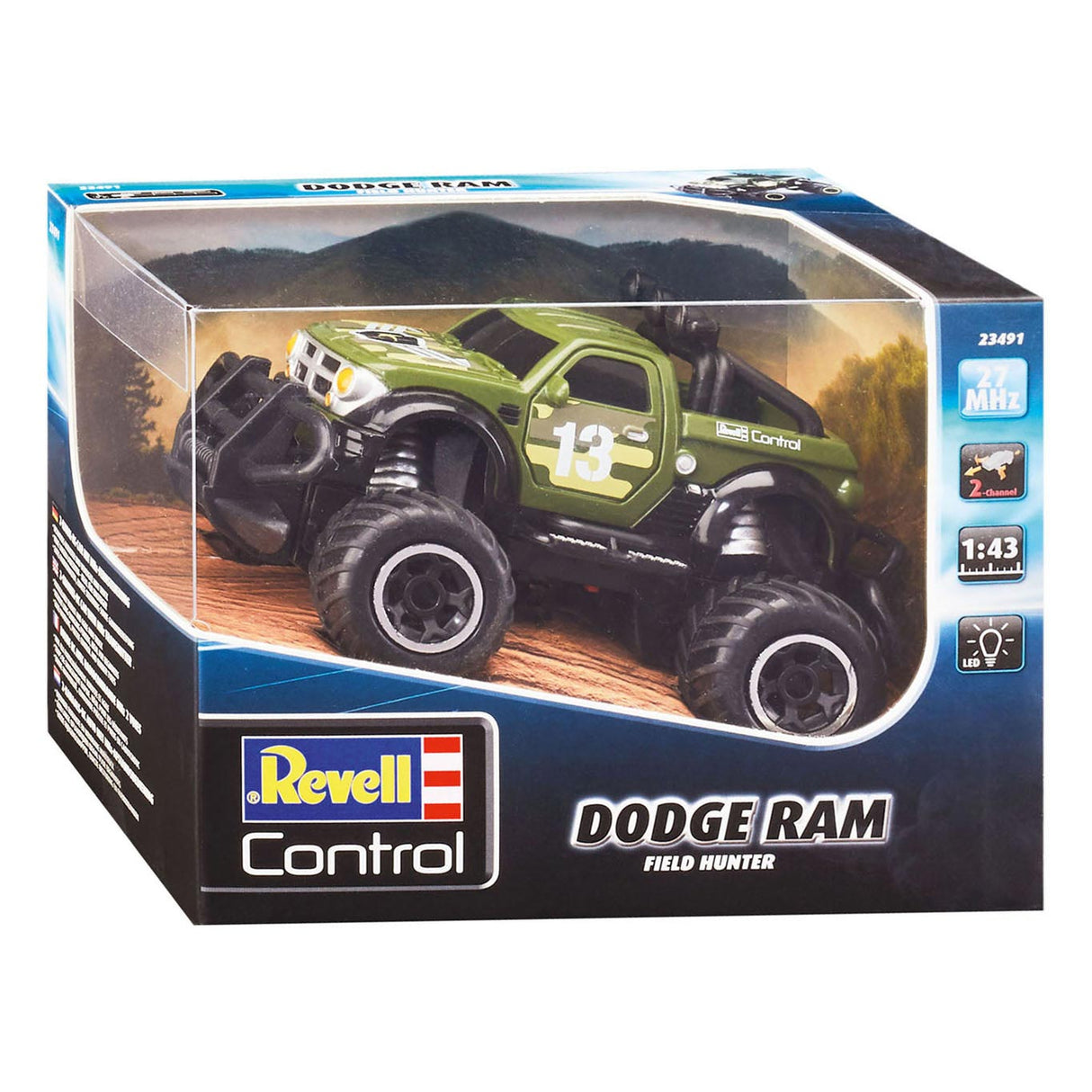 Revell RC CAR Controlable - Dodge Ram Field Hunter