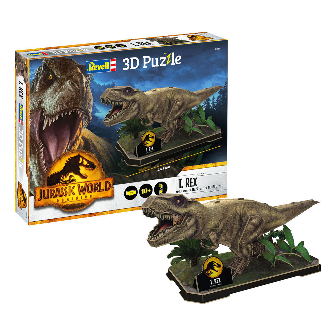 Ëmfaasst 3D Puzzelebau Kit - jurassic Welt Dominion T -Rex