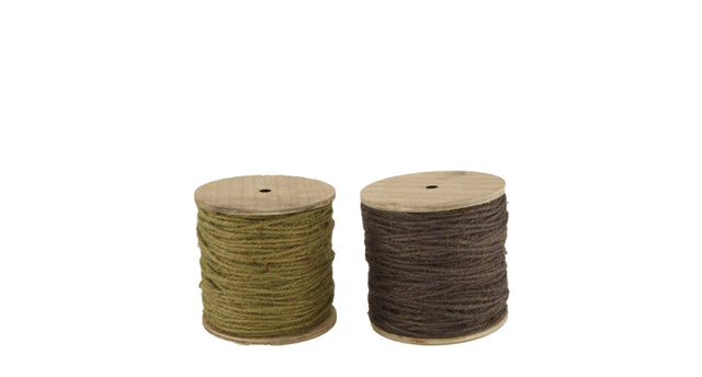 Rope jute nature ø14x13.5cm mixed grey