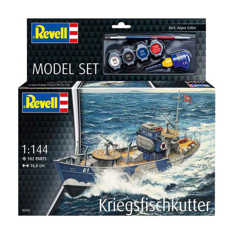 Revell modelbouwpakket - kfk (kriegsfischkutter) 1:144 - 102dlg.