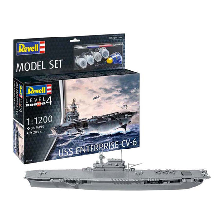 Revell modelbouwpakket - uss enterprise cv-6 1:1200 - 38dlg.