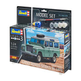Revell modelbouwpakket auto - 67047 land rover series iii lwb station wagon - britse klassieke auto - model set plastic - 1:24 - modelbouw