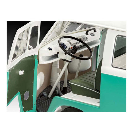 Revell modelbouwpakket - vw t1 bus 1:24 - 146dlg. - incl. basiskleuren verf