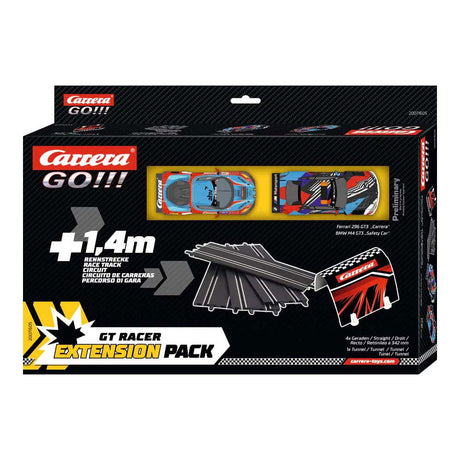 Carrera go!!! gt racer uitbreidingsset 1:43 - bmw m4 gt3 vs. ferrari 296 gt3