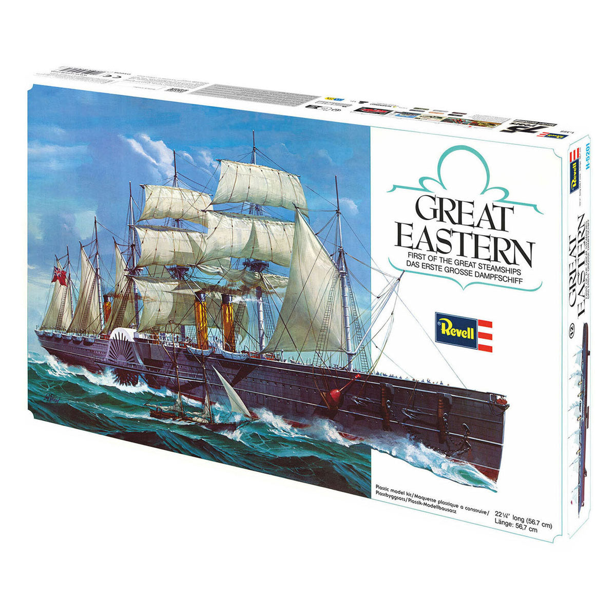 Revell modelbouwpakket great eastern 75 years plastic modelling 1:388 - 222dlg.