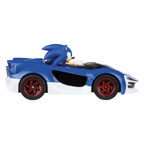 Carrera rc 2,4ghz sonic racing crossworlds - sonic - 1:18