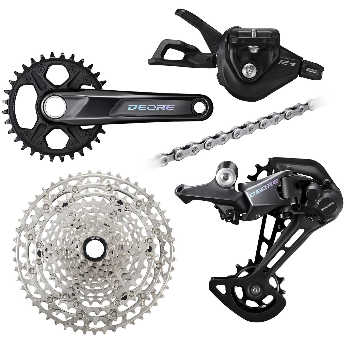 Shimano Deore Group Set MTB 1x12 Speed ​​komplet