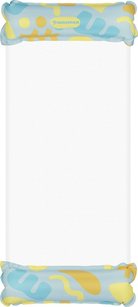Waimea opblaasbare waterhangmat - pvc - blauw - ca. 137 x 70 cm