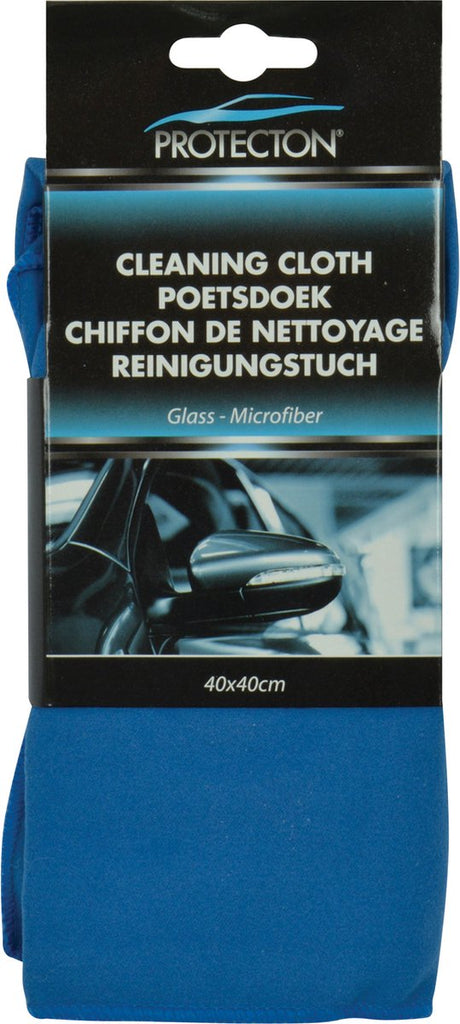 polijstdoek 40 x 40 cm microvezel blauw