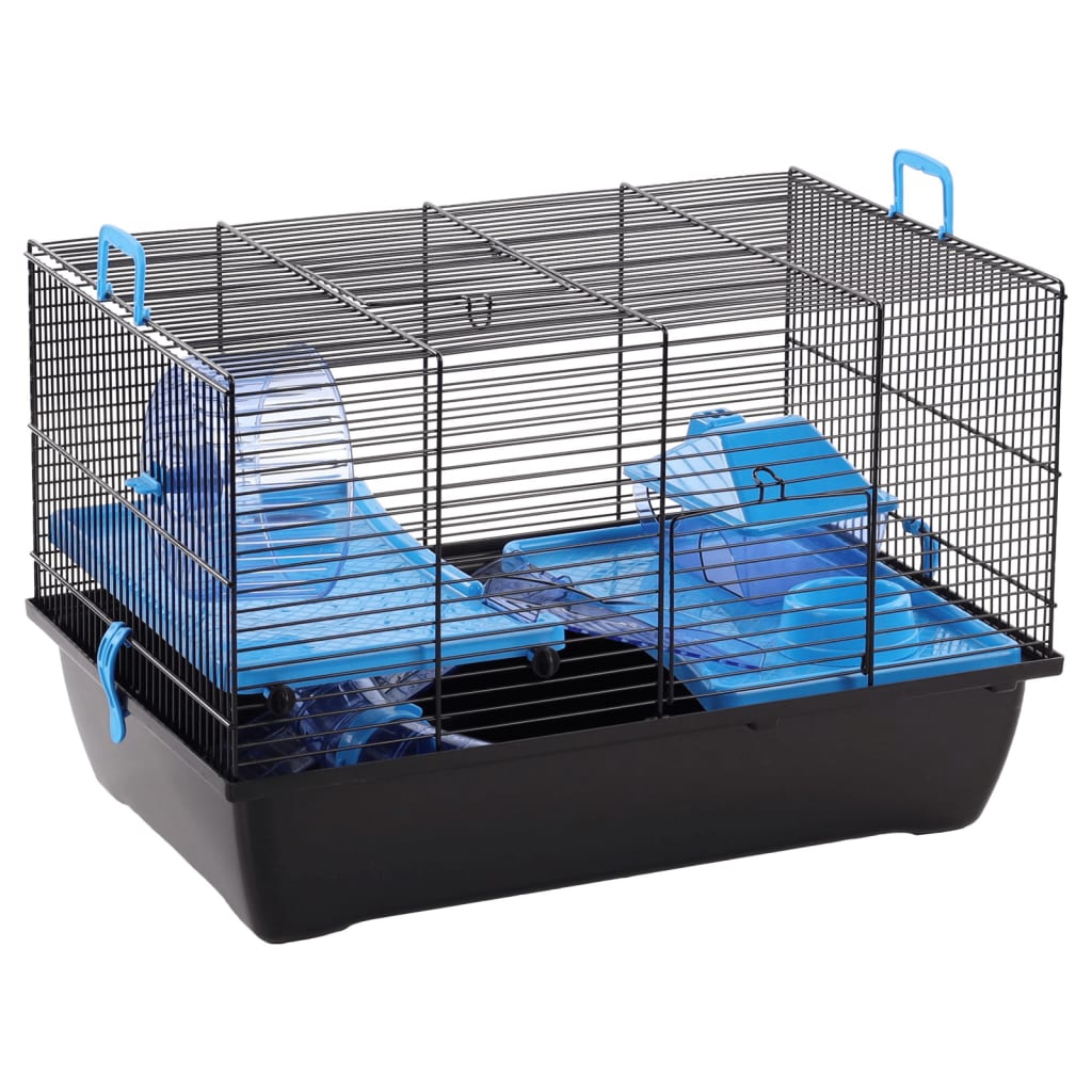 Flamingo Flamingo Hamster Cage Jaro 2 50,5x33x32,5 cm noir et bleu