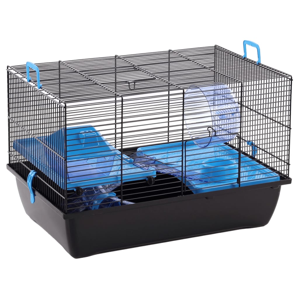 Flamingo Flamingo Hamster Cage Jaro 2 50,5x33x32,5 cm noir et bleu