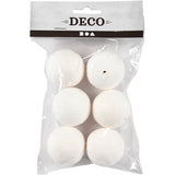 Http: www.cchobby.nl ballen-d-40-mm-wit-6-stuk-1-doos