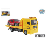 Man kids globe vrachtwagen bergingswagen met auto, 19cm