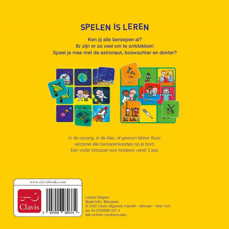 Uitgeverij clavis speel lotto beroepen. 3+.
