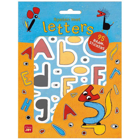Uitgeverij clavis spelen met letters stickerset. 3+