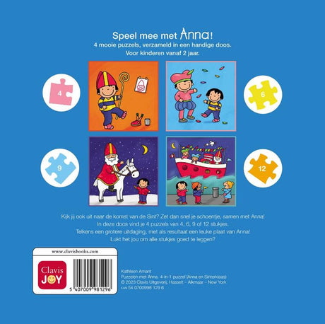 Puzzelen met anna. 4-in-1- sinterklaas