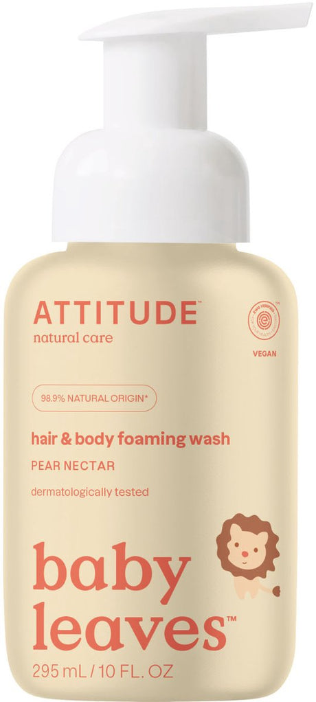 Attitude - baby leaves 2in1 foaming wash pear nectar