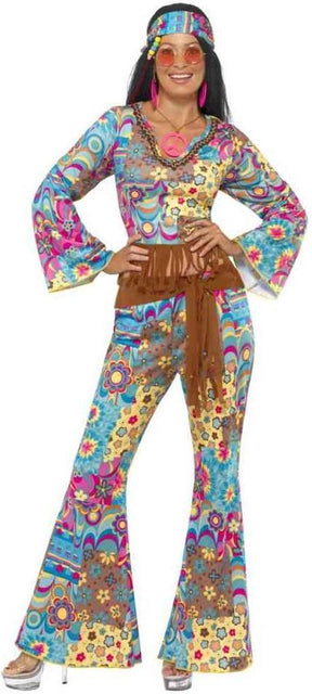 Smiffys hippy flower power costume s