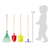 Small foot wooden children's garden tools, 4dlg.