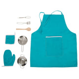 Small foot play cooking set with apron, 9dlg.