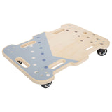 Small foot wooden roller board blue