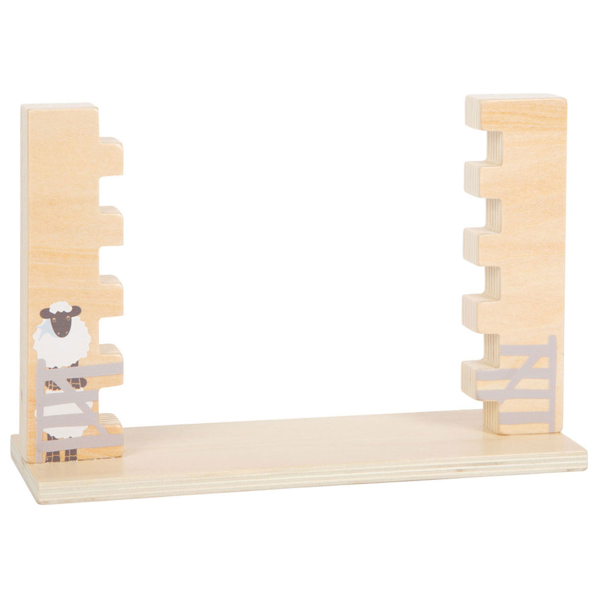 Pequeño juego de pared de madera de madera Wiebel