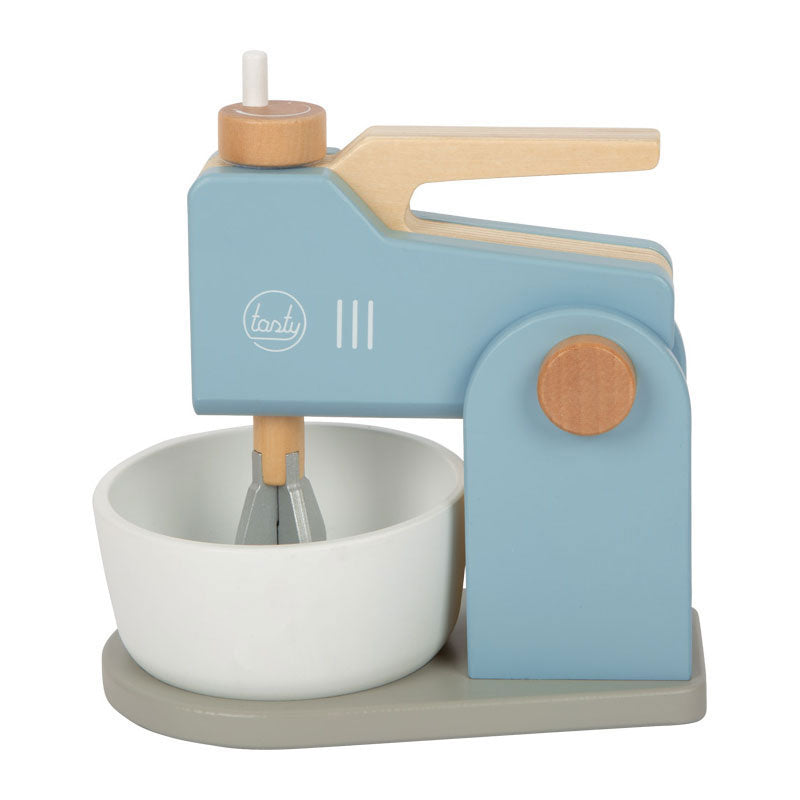 Small foot wooden mixer set, 12dlg.