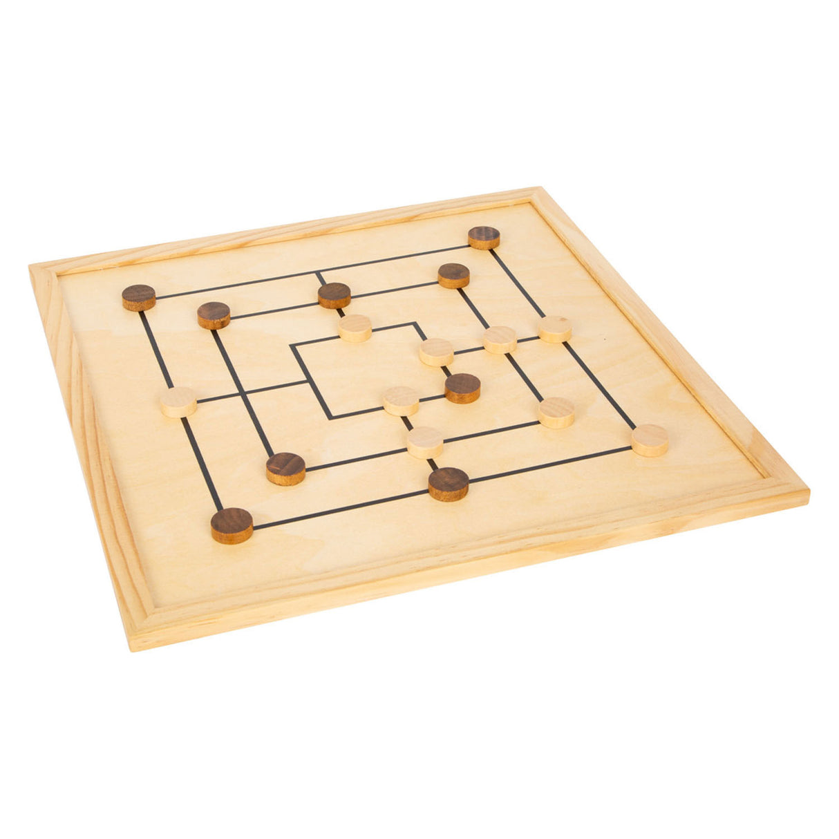 Collection de jeux en bois de petit pied, 20 classiques