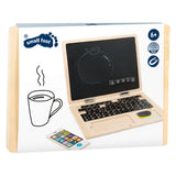 Small foot wooden laptop with magnetic board