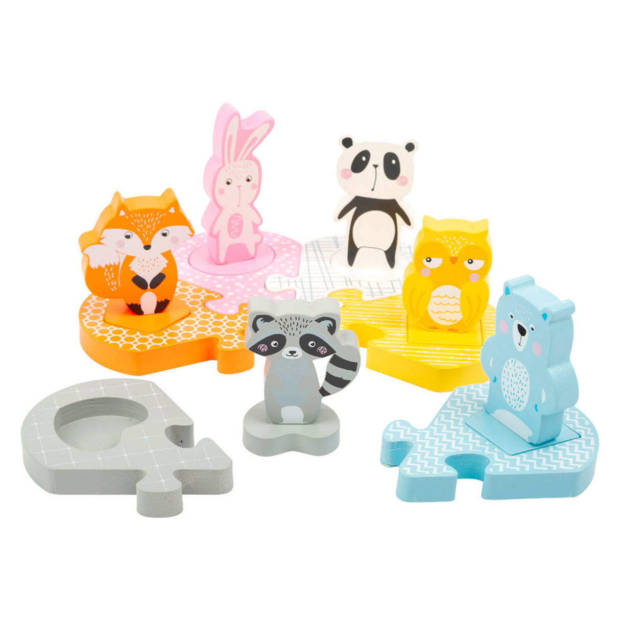 Small Foot Wooden Form Puzzle Animals