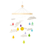 Small foot wooden baby mobile rainbow