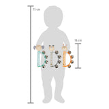 Lille fod træ baby tamboerijn dier pastel