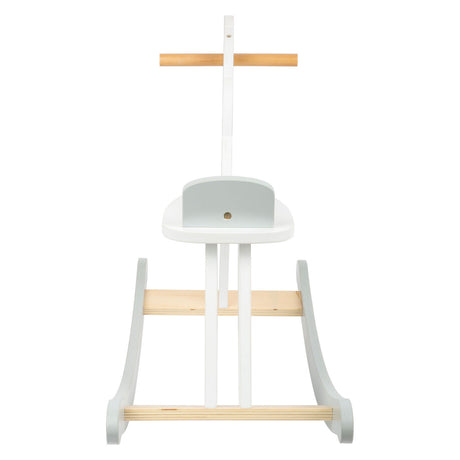 Small foot - houten schommelpaard skandi wit
