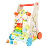 Abi Wood Baby Walker farverig