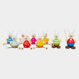 Kleiner Fuß Holz Poppenhuis Rabbit School Class Play Set Set