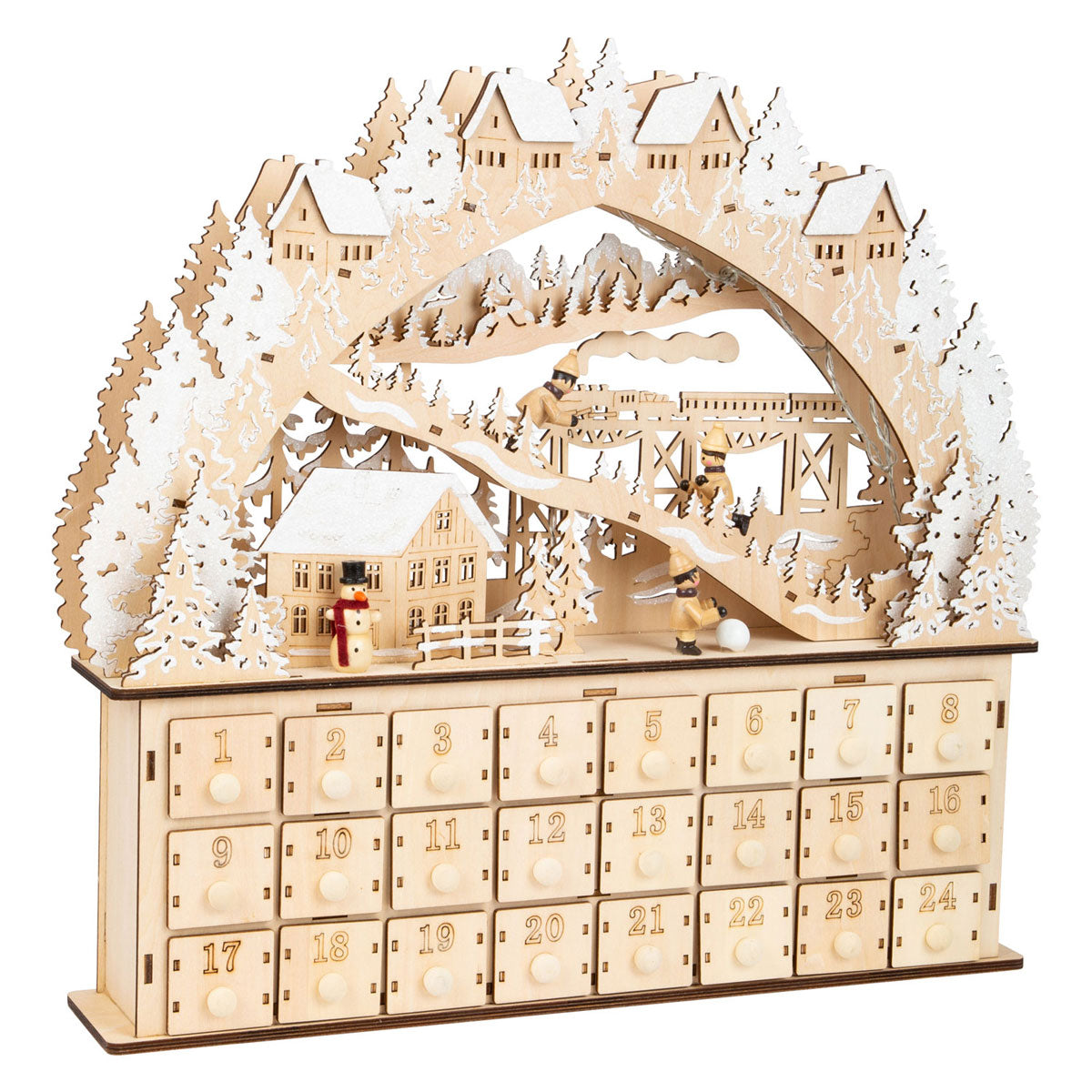 Small Foot - Wooden Advent calendar Ski