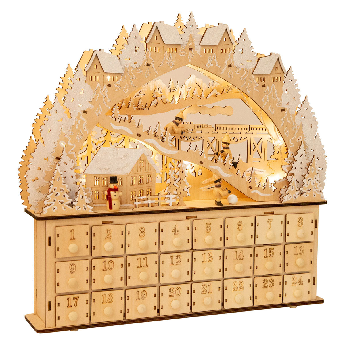 Small Foot - Wooden Advent calendar Ski