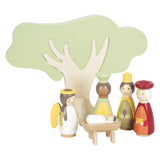 Small Foot - Wood Christmas Crib Play Set