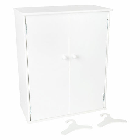 Small foot houten poppen kledingkast 53 cm wit