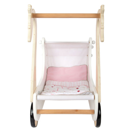 Small foot - houten poppenwagen zwaan