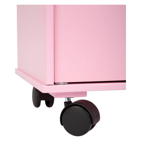 Small foot - houten poppen kledingkast roze