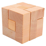 Puzzle cerebrali in legno a piede piccoli, set di 4