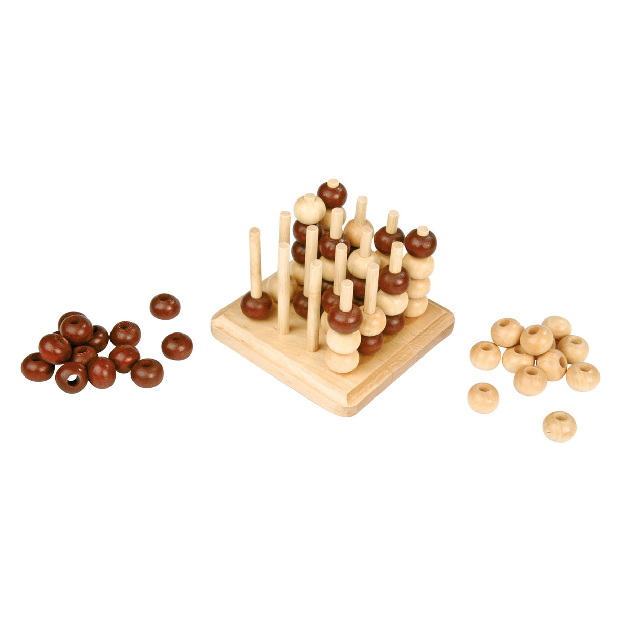 Small foot foor n a row 3D wooden strategy game