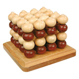 Small foot foor n a row 3D wooden strategy game